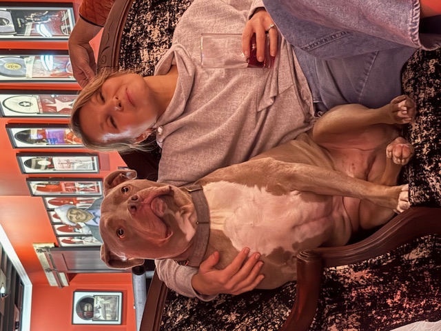 Coltrane relaxing with Constance