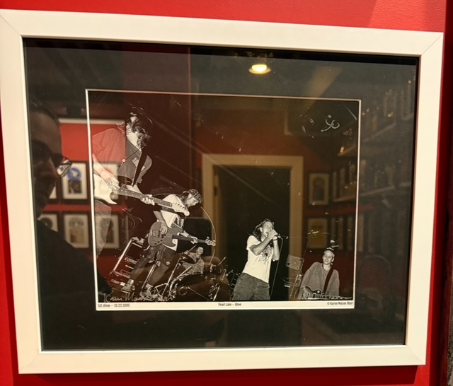 Karen Mason Blair photograph from Pearl Jam's first live performance