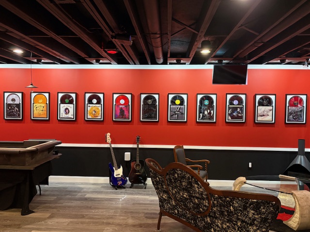 Basement music gallery